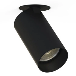 Lampa 1 punktowa podtynkowa MONO SURFACE I 10W GU10 | czarny 7833