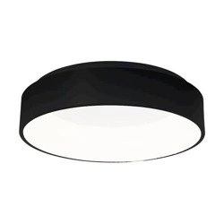 Plafon lampa sufitowa nowoczesna OHIO 24W czarny śr. 45cm