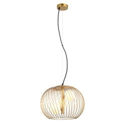 Lampa wisząca CLARISA śr. 43cm 3xG9 | złoty/biały