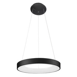 Lampa wisząca Giulia śr. 48cm 40W LED ciepła biel 3000K | czarny