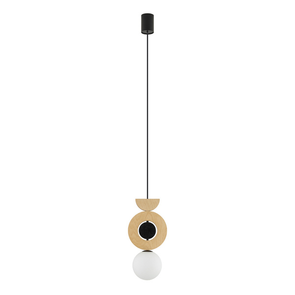 Lampa wisząca DROPS WOOD B 216,5cm G9 | drewno/czarny 11174