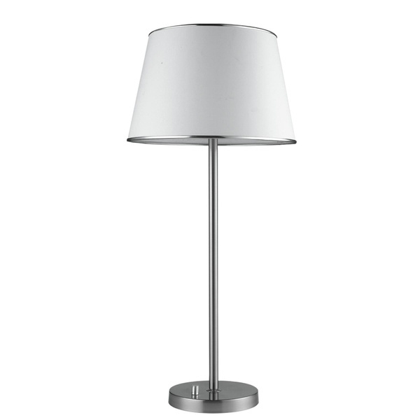 Lampa gabinetowa/stołowa/nocna IBIS 41-00913 satyna/biały 1x40W E14