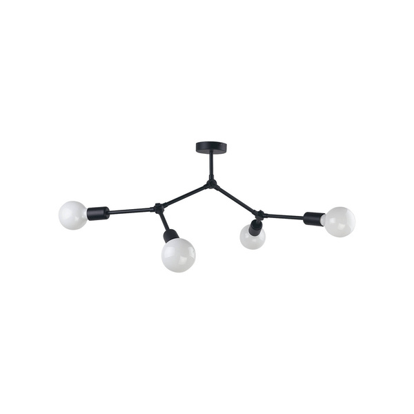 Lampa sufitowa loft TWIG IV czarny szer. 79cm 9140