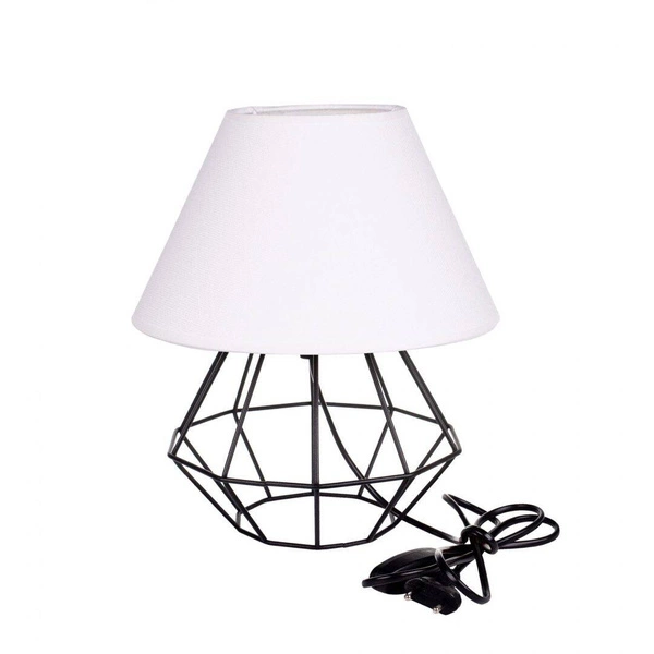 Lampka nocna 1xE27 PATI BLACK/WHITE