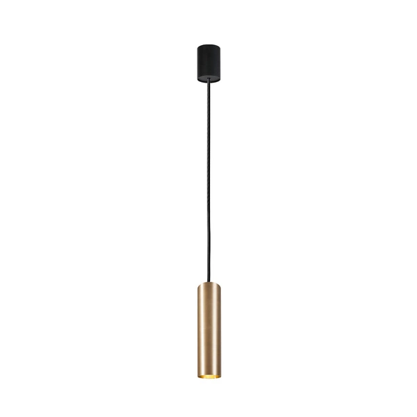 Lampa wisząca zwis tuba rurka EYE BRASS  M mosiądz śr. 5,5cm 8914