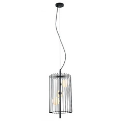 Lampa wisząca HAYDEN śr. 31cm 3xG9 | czarny/biały