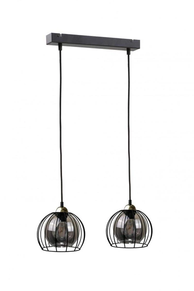 Lampa wisząca 2xE27 SOLO BLACK/GOLD