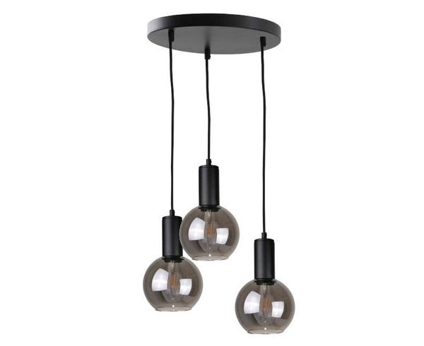 Lampa wisząca 3xE27 SUPRA BLACK