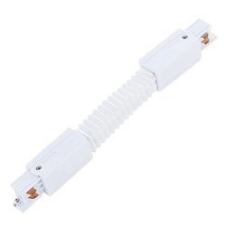 Łącznik giętki natynkowy systemu CTLS POWER FLEX CONNECTOR WHITE 8698 biały 8698