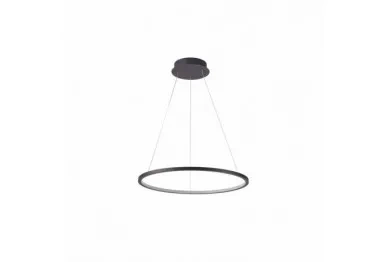 Lampa wisząca Italux Vinola 40cm 24W LED barwa zmienna | czarny