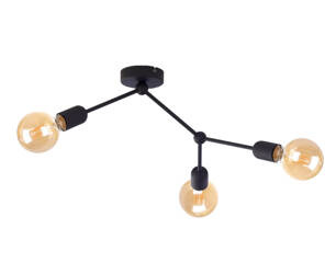 Lampa sufitowa 3xE27 ACRO BLACK