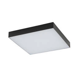 Plafon LID SQUARE LED 30cm 50W barwa ciepła 3000K | czarny 10427