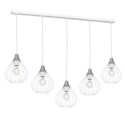 Lampa wisząca LISTWA KANE WHITE 5xE27 MLP4801