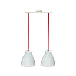 Lampa wisząca PENSILVANIA 31-35813 biały/czerwony 2x60W E27