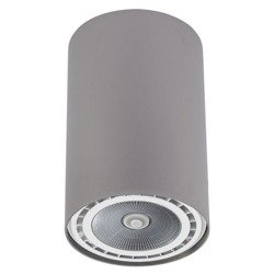 Lampa sufitowa spot BIT SILVER M wys.18cm | srebrny