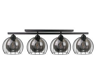 Lampa sufitowa 4xE27 STIGMA BLACK