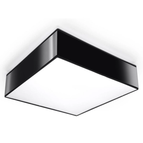 Plafon Sollux HORUS 35 Lampa sufitowa PVC, Stal, Czarny 2x 15W LED, SL.0136