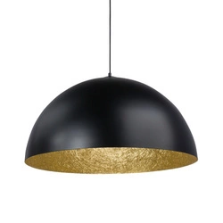 Lampa wisząca SFERA czarno - złota 50cm