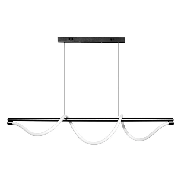 Lampa wisząca Serpente DDXZ004 GŁADKI 120cm LED 55W CCT + pilot | czarny