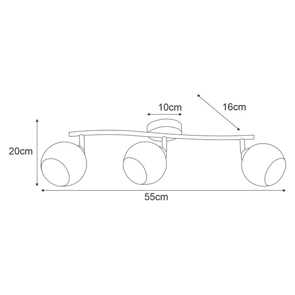 Reflektor / spot K-C9530A/3 z serii ATRIA