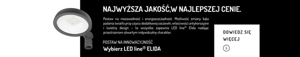 Oprawa uliczna na słupek LED ELIDA 70W 4000K neutralna IP65 | grafitowy