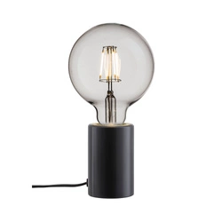 Lampa stołowa SIV E27 60W Marmur | Czarny