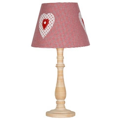 Lampa stołowa/nocna SWEET 41-64196 różowo-biała 1x40W E14