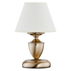 Lampa stołowa SOFIA patyna/biały śr. 18cm