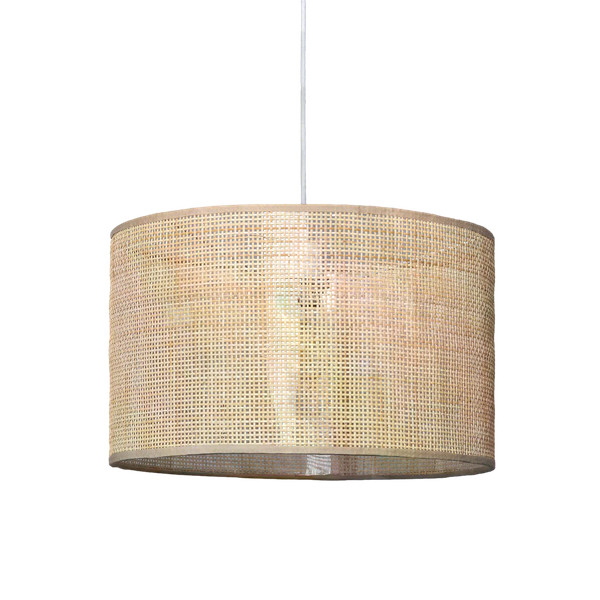 Lampa Wisząca z Rattanu Boho Abruzzo Ludovica 40cm E27