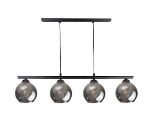 Lampa wisząca 4xE27 MINOR BLACK LONG