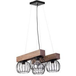 Lampa sufitowa wisząca MILAN 4 ZWIS brązowy 31576