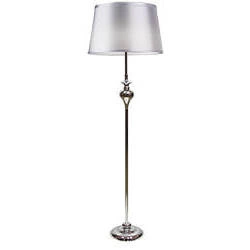 Lampa podłogowa PRIMA, 51-03683, chrom/srebrny, 1x60W E27