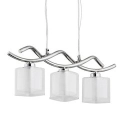 Lampa wisząca ALFA ILLUSION CHROM 3xE14 52cm | 17133