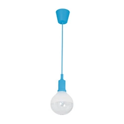 LAMPA WISZĄCA BUBBLE BLUE 5W E14 LED