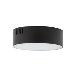 Plafon LID ROUND LED 11cm 15W barwa ciepła 3000K | czarny