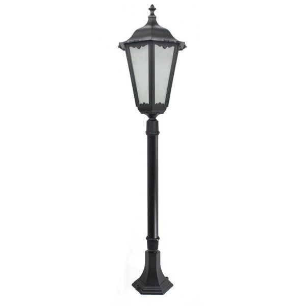 Lampa stojąca zewnętrzna 120cm Retro Maxi K 5002/2/BD 45 | czarna