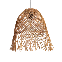 Lampa Wisząca Boho z Rattanu Zewnętrzna Abruzzo Maria 40cm E27