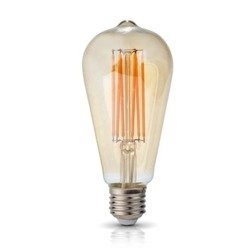 Żarówka FILAMENT LED E27 7W ciepła 2700K łezka ST64