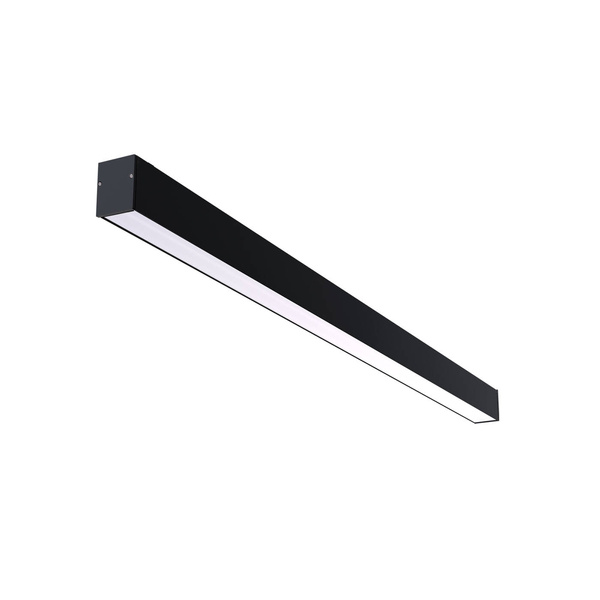 Lampa sufitowa OFFICE LED 120cm 31W barwa ciepła 3000K | czarny