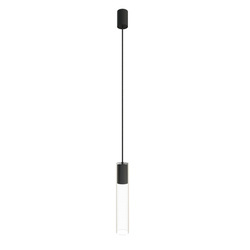 Lampa wisząca CYLINDER BLACK L wys. klosza 35cm GU10 | czarny