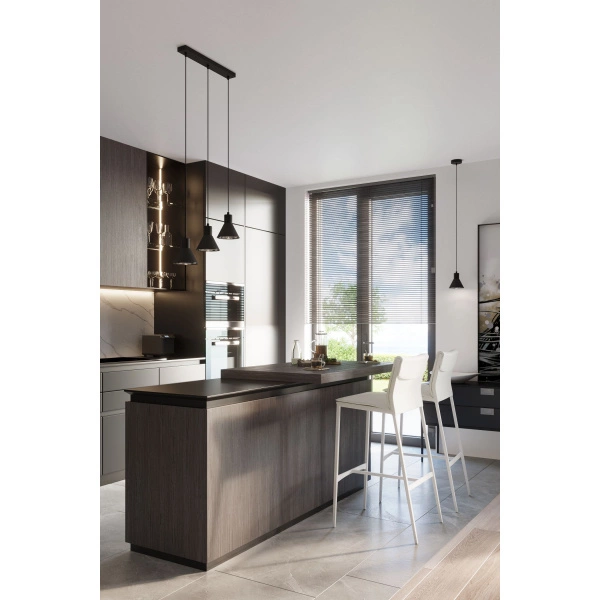 Lampa wisząca TAZILA 1 SL.0989 czarna 1xGU10/ES111