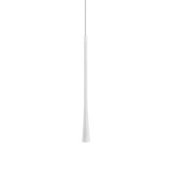 Lampa wisząca nowoczesna sopel ENZA 7W ciepła 3000K biały śr. 3,2cm