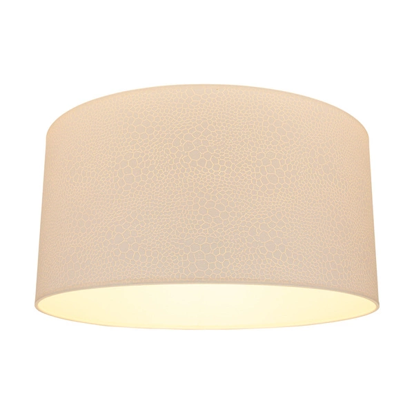 Lampa podłogowa Leila 1xE27 maks. 60W chromowany metal/przezroczysty kabel PVC/wielokolorowy papier + klosz z PCV ze wzorem krokodyla 6651028