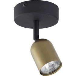 Lampa sufitowa TOP 3301 1xGU10 czarny/złoty 3301