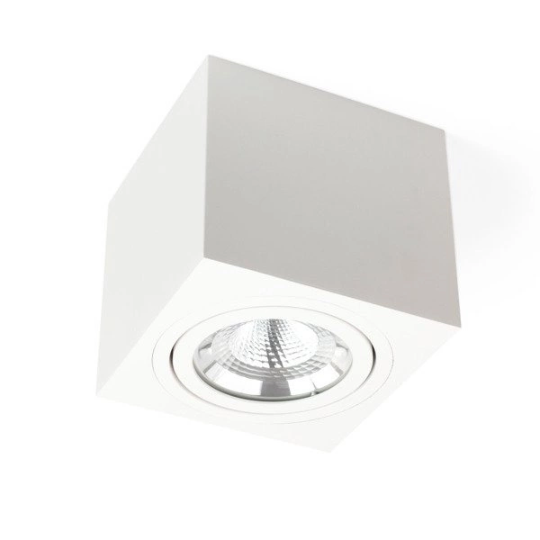 Oprawa sufitowa spot kostka SASARI SQ 10W neutralna 4000K biały szer. 12,2cm