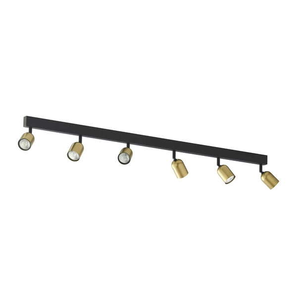 Lampa sufitowa TOP 1022 6xGU10 czarny/złoty 1022