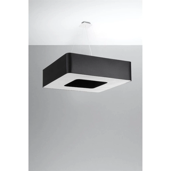 Nowoczesna lampa wisząca URANO, SL.0828, 80 cm, czarna, 8x60W E27