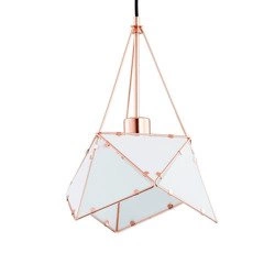 Lampa sufitowa ROMBUS MIEDŹ 30cm