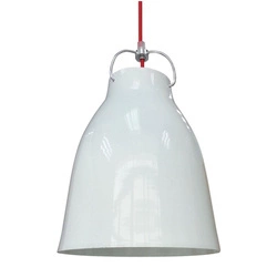 Lampa wisząca PENSILVANIA 31-20253 biały/czerwony 1x60W E27