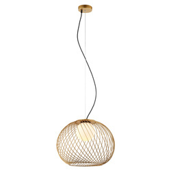 Lampa wisząca CLARISA śr. 43cm E27 | złoty/biały